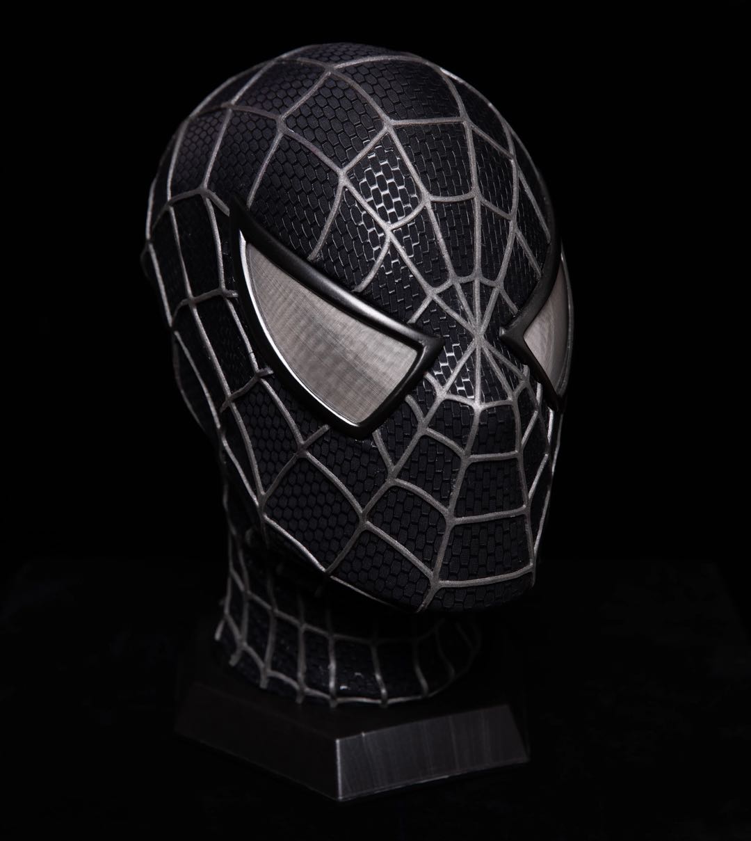 Classic V2 BLACK Full Head Shell Mask & Magnetic Lenses - Wearable prop mask (Adults)