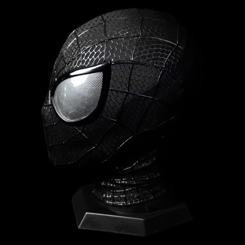 V2 Black Edition Full Head Shell Mask & Magnetic Lenses - Wearable prop mask (Adults)