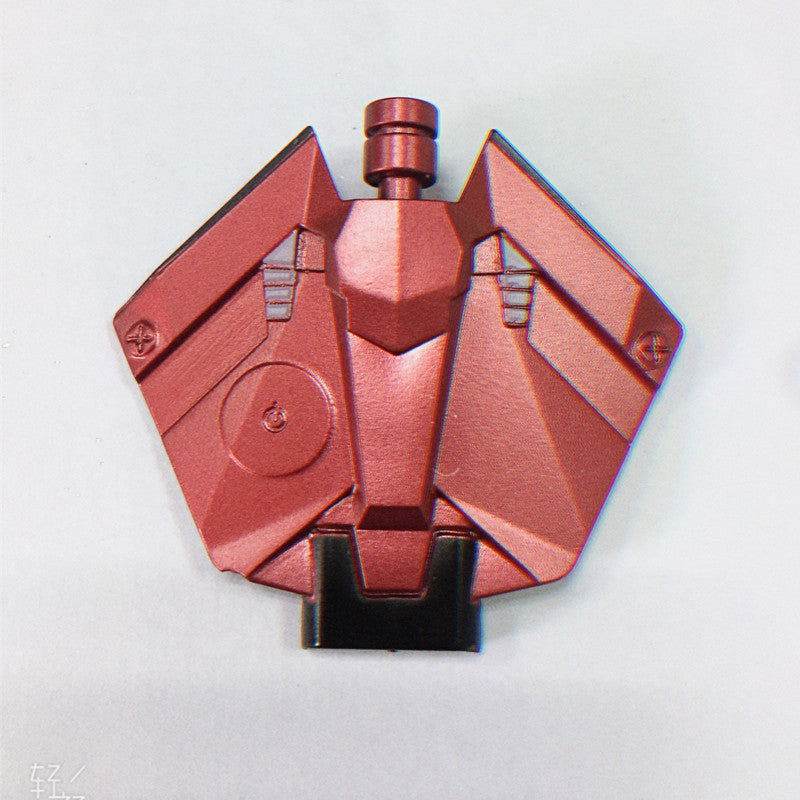 MaskOryx TASM2 Spider-Man wearable web shooter replica prop in metallic red with angular design for cosplay