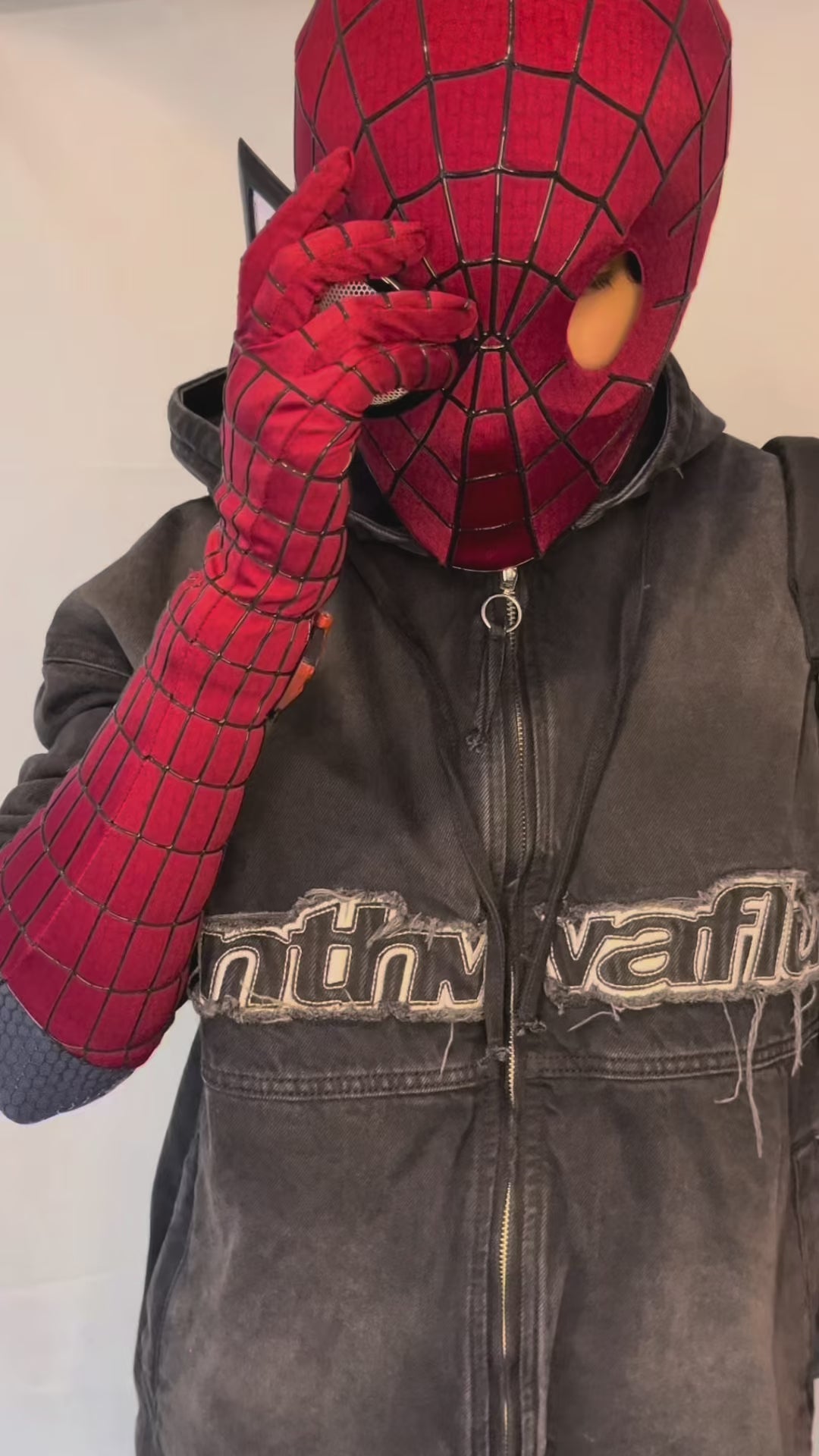 TASM V2 Complete Cosplay Set | Mask, Gloves & Web Shooters